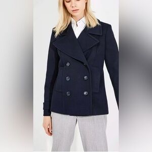 Michael Kors black peacoat. Women size M.‎